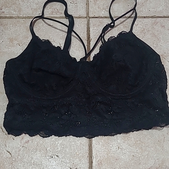 Black Bralette Top - Picture 1 of 3